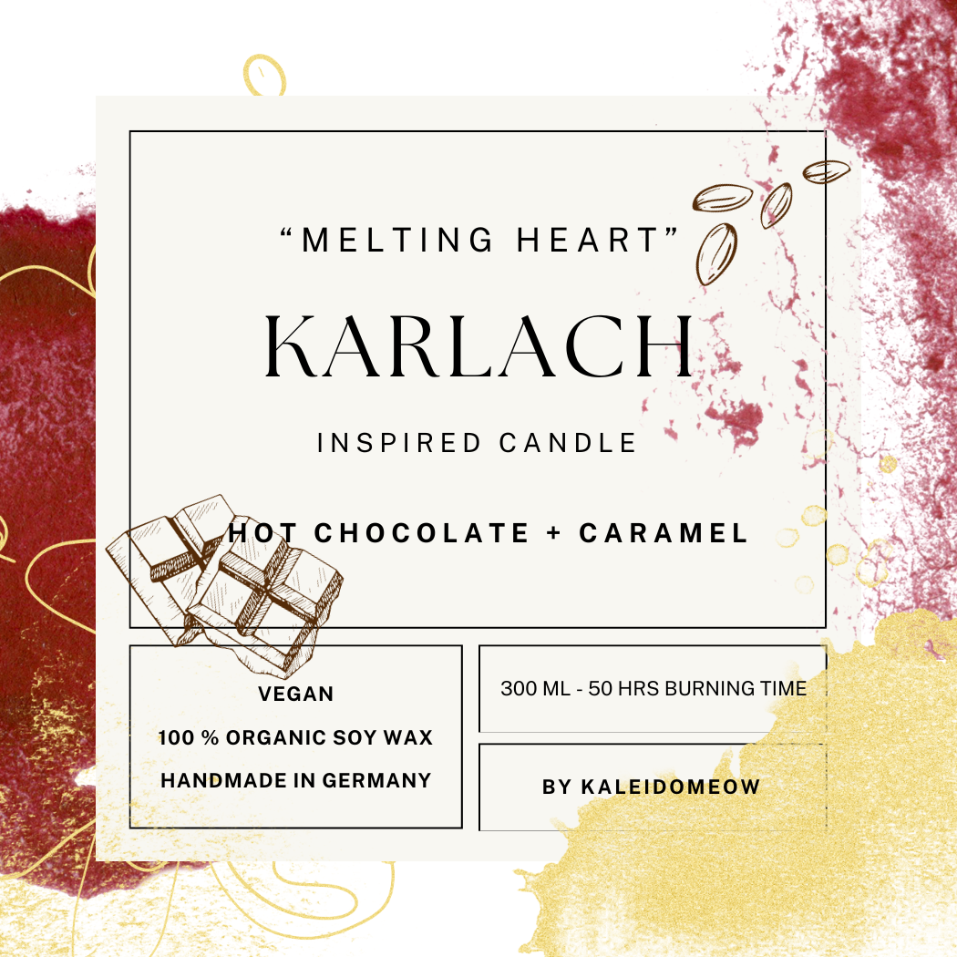 KARLACH inspired candle - 'Melting Heart' Baldur's Gate 3 inspired soy candle 300 ML