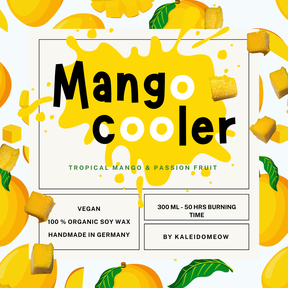 Mango Cooler - Delicious Drinks inspired soy candle 300 ML